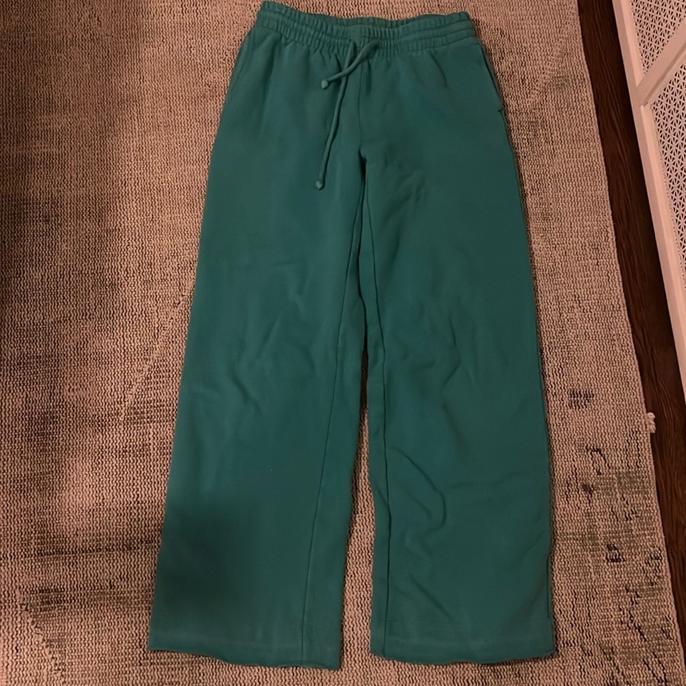Tna Aritzia blue/green sweatpants, size small long
